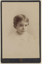 little boy, in vignette-style; N.G. Cobb, British, active 1860s - 1870s, 1890s; Gelatin silver print