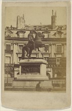 Place des Victoires; French; November 10, 1871; Albumen silver print