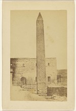 Obelisque de Celopatre; Wilhelm Hammerschmidt, German, born Prussia, died 1869, about 1865; Albumen silver print