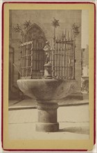 Gansemannchen. Fountain of Goose Head, Nurnberg; German; about 1870; Albumen silver print