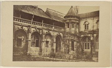 Cloisters of the Cathedral of Tours; French; September 17, 1874; Albumen silver print