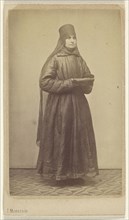 Russian Nun; J. Monstein, Russian, active Moscow, Russia 1860s, about 1865; Albumen silver print