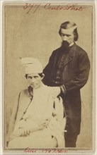 E. Giles Doctor with Civil War victim; Attributed to William H. Bell, American, 1830 - 1910, about 1865; Albumen silver print