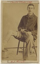 W.J. Knight Civil War victim; Attributed to William H. Bell, American, 1830 - 1910, about 1865; Albumen silver print