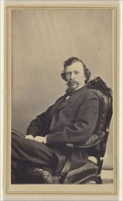 man with Vandyke beard, seated; George Gardner Rockwood, American, 1832 - 1911, about 1868; Albumen silver print
