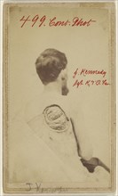 John Kennedy Sgt. Co. K. 7th Ohio Calvry; Attributed to William H. Bell, American, 1830 - 1910, 1864; Albumen silver print
