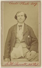 G.W. Perrott, 21, N.Y. Civil War victim; Attributed to William H. Bell, American, 1830 - 1910, about 1864; Albumen silver print