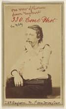 J.E.F. Cleghorn Pt. 1st New Jersey Cav. Civil War victim; Decamp & Crane; about 1864; Albumen silver print