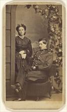 General George Brinton McClellan and his wife; Charles DeForest Fredricks, American, 1823 - 1894, New York, United States