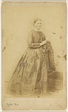 woman, standing; Georges Eymin, Austrian, active 1870s - 1890s, 1860s; Albumen silver print