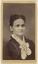 woman; S. Merrill, American, active Lexington, Illinois 1860s - 1870s, 1870s; Albumen silver print