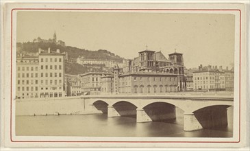 Lyon, la cathedrale; Muzet Joguett: Pere & Fils; about 1867; Albumen silver print