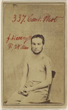 John Harvey, Civil War victim; Attributed to William H. Bell, American, 1830 - 1910, 1862 - 1864; Albumen silver print