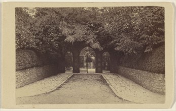 Entrance to Dairy Arundel Castle; James Russell & Sons; April 20, 1866; Albumen silver print