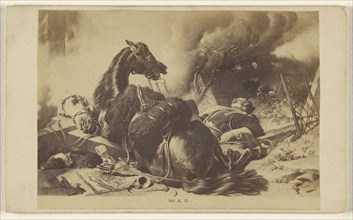 War. reproduction of a work of art; W.B. Prince, British, active Skinner Street, Snow Hill, London, England 1860s, 1860s
