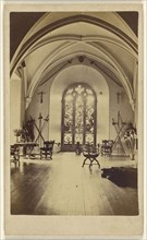 Baron's Hall. Rancepeth Hall. Lord Boyne; Thomas Heaviside, British, active Durham, England 1860s, 1865; Albumen silver print