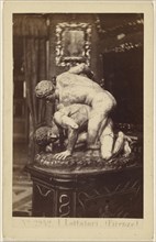 I. Lottatori., Firenze),The Wrestlers - Tribune - Florence; Sommer & Behles, Italian, 1867 - 1874, March 20, 1867; Albumen