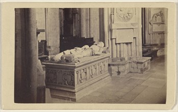 Earl & Countess of Arundel - Chichester Cathedral Temp - Henry VIII; James Russell & Sons; about 1866; Albumen silver print