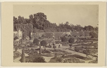 Flower Garden Arundel Castle Duke of Norfolk 20 April '66; James Russell & Sons; April 20, 1866; Albumen silver print