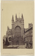 Abbey Church, Bath, 21. Nov. '65; Horatio B. King, American, 1820 - 1889, November 21, 1865; Albumen silver print