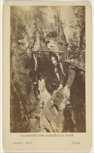 Galeries des Gorges du Fier; L. Demay, French, active 1860s - 1870s, about 1865; Albumen silver print