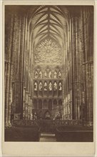 Westminster Abbey. South Transept; George Washington Wilson, Scottish, 1823 - 1893, about 1865; Albumen silver print