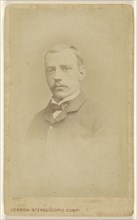 man with moustache; London Stereoscopic and Photographic Company; about 1866; Albumen silver print