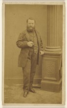 man with full beard, standing; A. Garcin, Swiss, active Geneva, Switzerland 1860s - 1870s, about 1865; Albumen silver print