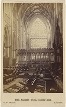 York Minister - Choir, looking East; George Washington Wilson, Scottish, 1823 - 1893, October 8, 1865; Albumen silver print