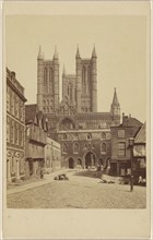Lincoln Cathedral; British; October 21, 1865; Albumen silver print