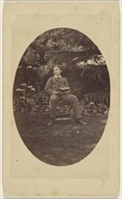 Photo of Helbech taken, printed and mounted by his brother Llewelyn; July 27, 1878; Albumen silver print