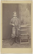 boy, standing; about 1870; Albumen silver print
