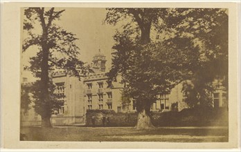 Rugby School - from the play ground 6 Nov. 1865; J. Edmunds, British, active Rugby, England 1860s, 1865; Albumen silver print