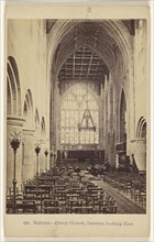 Malvern Priory Church, Interior, looking East; Francis Bedford, English, 1815,1816 - 1894, about 1865; Albumen silver print