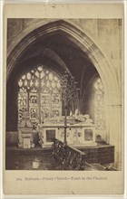 Malvern Priory Church - Tomb in the Chancel; Francis Bedford, English, 1815,1816 - 1894, about 1865; Albumen silver print