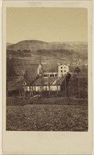 country villa, Europe; 1865 - 1870; Albumen silver print