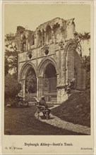 Dryburgh Abbey - Scott's Tomb; George Washington Wilson, Scottish, 1823 - 1893, September 20, 1865; Albumen silver print