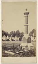 Gravesite of Thomas Archer, D.D; James Riddell, British, active Brixton, England 1860s, about 1864; Albumen silver print