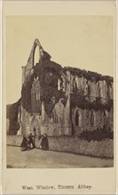 West Window, Tintern Abbey; British; 1865 - 1870; Albumen silver print