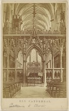 Ely Cathedral. Entrance to Choir; British; 1865 - 1870; Albumen silver print