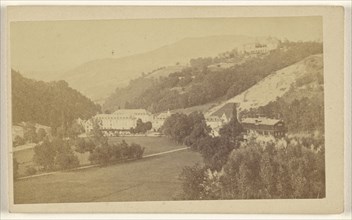 View at Uriage-les-Bains, France; Davanne & Aléo; 1867; Albumen silver print