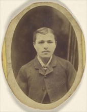 man with moustache; 1885 - 1890; Gelatin silver print