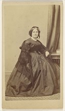 woman, seated; Charles R.B. Claflin, American, 1817 - 1897, 1865-1870; Albumen silver print