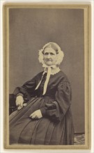 older woman, seated; E. Balch, American, active 1850s - 1860s, 1865 - 1870; Albumen silver print