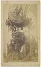 Chaire de Verite de la Cathderale, Anvers, French; 1865 - 1875; Albumen silver print