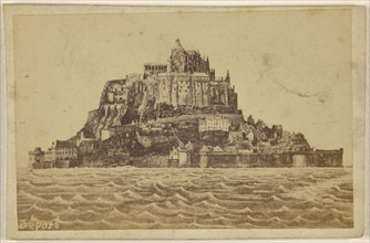 Mont. St. Michel; French; 1865 - 1870; Albumen silver print