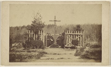 Priests at Sainte Marie de la Pierre-qui-Vire; French; 1860s; Albumen silver print