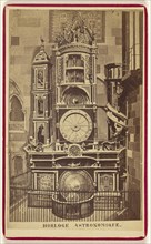 Horloge Astronomique. The Strasbourg Clock; J.G., French, active 19th century, 1866; Albumen silver print