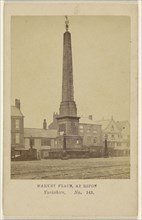Market Place, at Ripon; Helmut Petschler & Company, English, active 1860s, October 1865; Albumen silver print