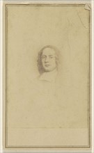 Copy of a painting of an  man; George Gardner Rockwood, American, 1832 - 1911, 1865 - 1870; Albumen silver print
